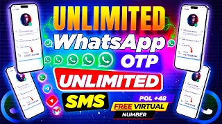 Create WhatsApp Accounts On Virtual Numbers 2025 | OTP/SMS Verification