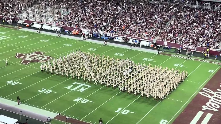 The Fightin' Texas Aggie Band Halftime Drill Texas A&M vs. Florida 2025