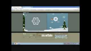 Digital Snowflake Tutorial: One Cuts. Shimmer Flakes, and Animations