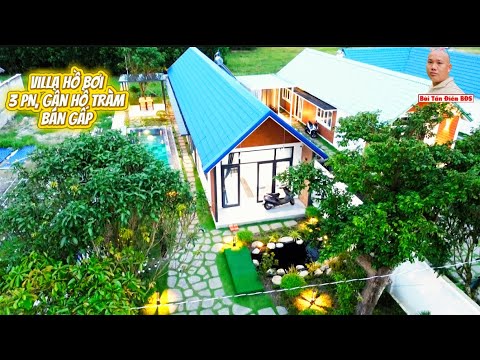 Villa hồ bơi 3 phòng ngủ gần biển Hồ Tràm, sổ hồng riêng, chủ cần bán gấp.