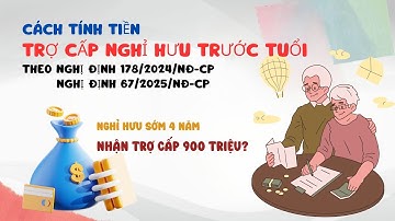 Cách Tính Tiền Trợ Cấp Nghỉ Hưu Trước Tuổi Theo Nghi Định 178/2024/NĐ-CP và Nghị Định 67/2025/NĐ-CP