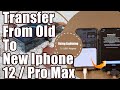 How to transfer everything from old iphone to iphone 12 pro max  usb to lightning camera adapter