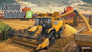 أكبر حصادة JCB في لعبة FS18 | لعبة Fs 18 متعددة اللاعبين: حصاد القمح ! Farming Simulator 18 #fs18 screenshot 5