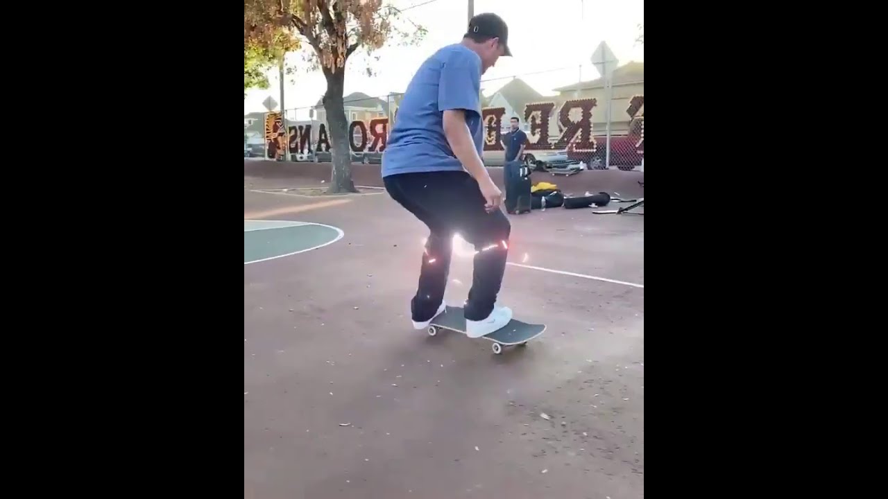 Skateboarding Neon Edit