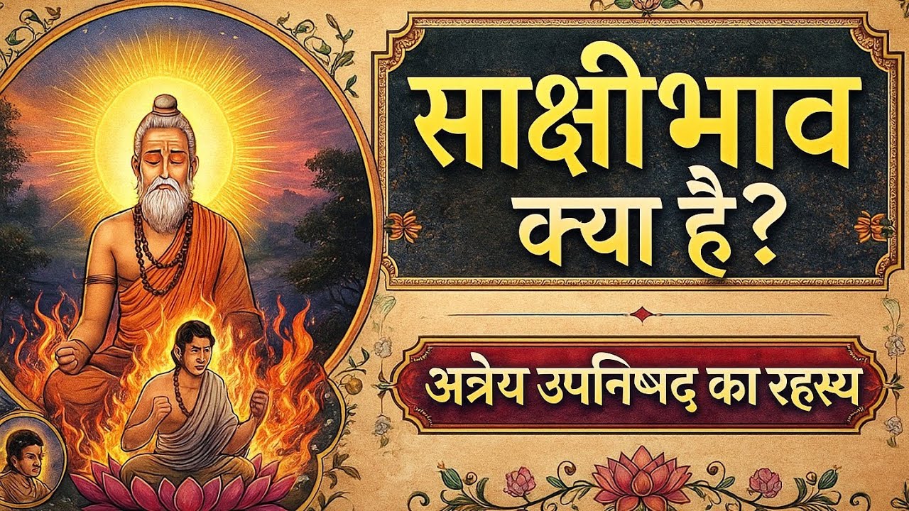 साक्षीभाव क्या है? अत्रेय उपनिषद का सबसे गुप्त ज्ञान पहली बार समझें