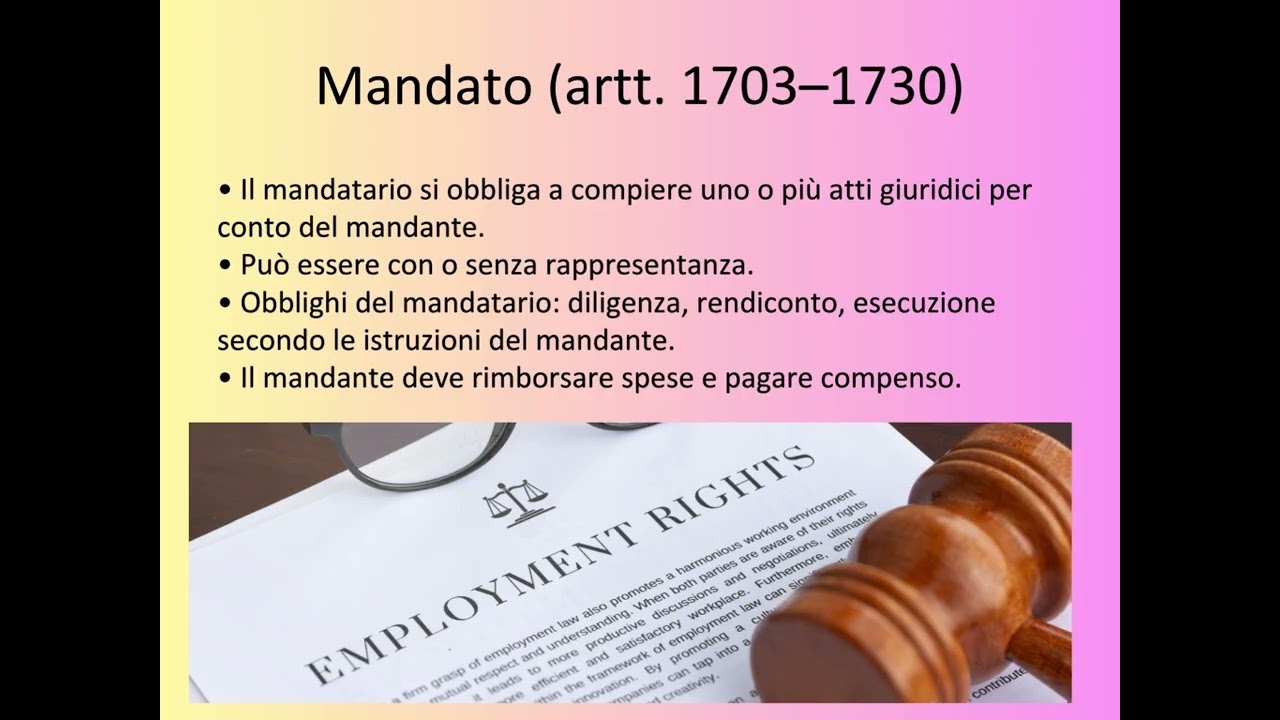 I CONTRATTI TIPICI 2 PARTE