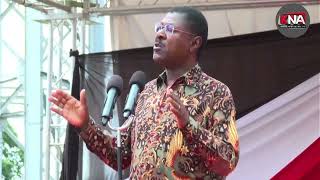 ''NILISHANGAA KUONA MBUNGE MMOJA AKISEMA MSHUMA WA RAIS ULIZIMIKA HUKO ROME,'' SPEAKER WETANGULA