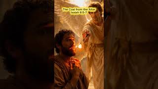 Isaiah’s Lips Cleansed by Fire | Isaiah 6 Bible Short #bibleverse #god #christianshorts