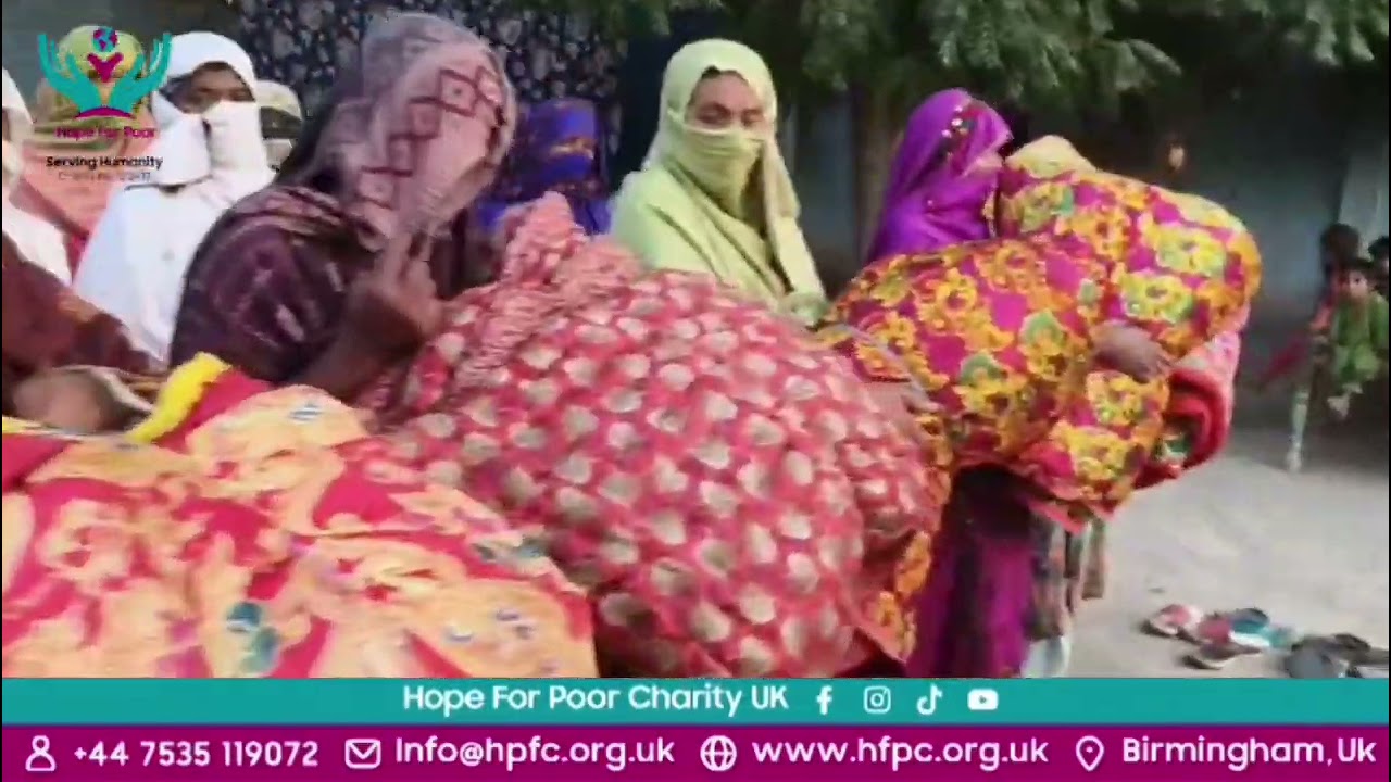 Hope For Poor Charity UK Winter Blankets Distribution Kashmore Sindh 🇵🇰 02/11/25