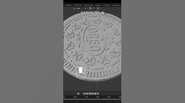 Make an Oreo Biscuit in Less Than 1 Minutes #blendercourse #blendercommunity #blender3d #b3d #shorts