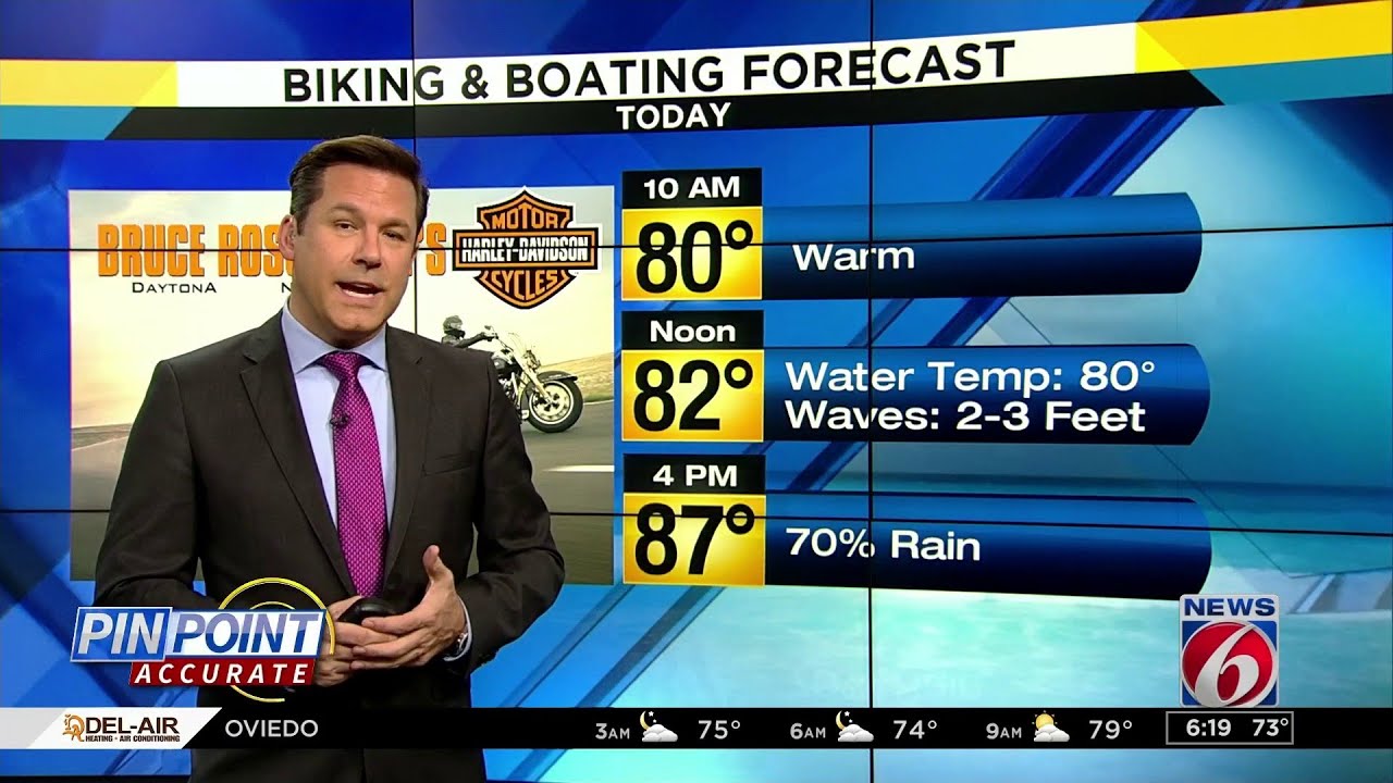 newspaper mockup Biking & Boating forecast: Wet weekend on tap