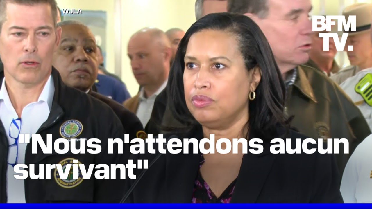 Crash à Washington: la conférence de presse après la collision entre un avion et un hélicoptère