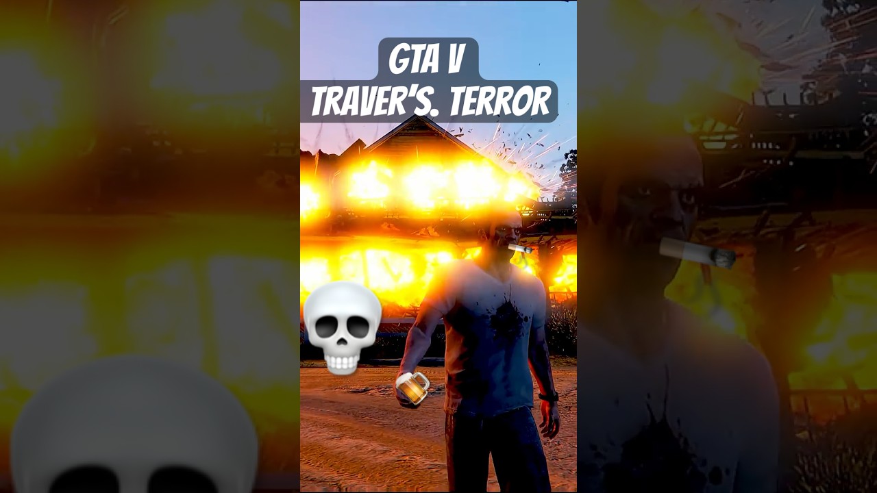Trevor Blew Up Everything 😂💣 | GTA 5 Shorts #foryou #gta #playstationgamer