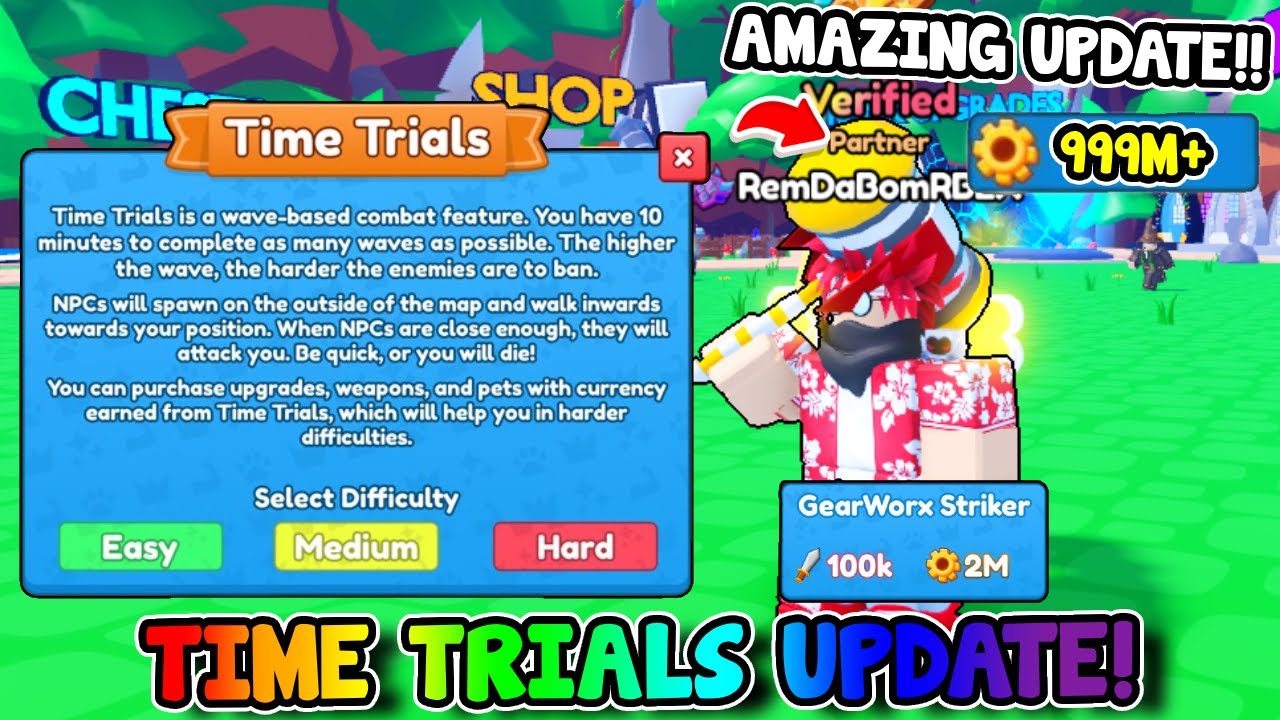 ⚔️⌛ *NEW* TIME TRIALS IS THE BEST UPDATE EVER IN ROBLOX BANNING SIMULATOR X!!
