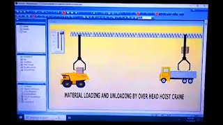 CRANE or Over Head Hoist GUI by using InTouch SCADA. This GUI uses many of the SCADA 's properties