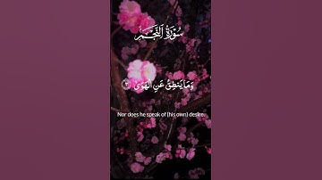 #المصحف قرآن، ماتيسر من سورة النجم