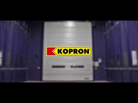 High speed fold up doors by Kopron