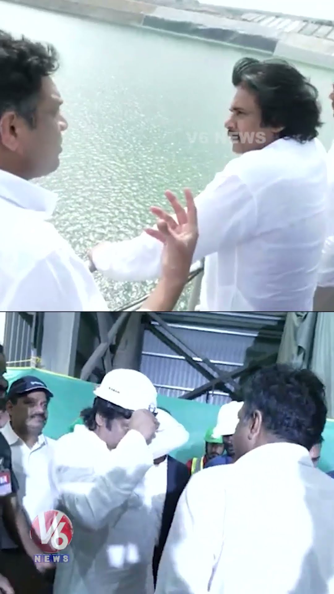 Dy Pawan Kalyan Inspects Green Co Tunnel Energy Project | V6 News