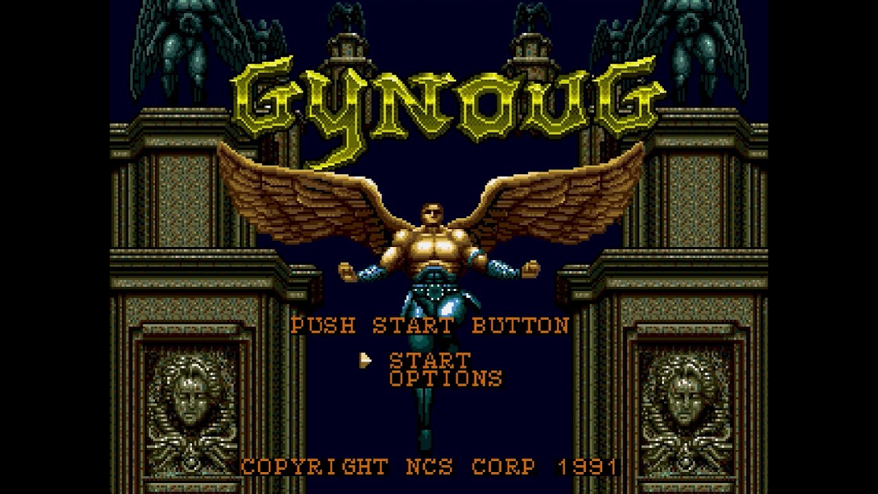 Gynoug Japan - Sega Mega Drive