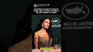 Demi Moore Shines at Chopard Trophy Night in Cannes ✨ #demimoore