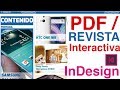 InDesign: Crear PDF / Revista Interactiva (Botones, Hipervinculos, etc)