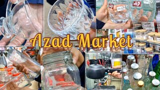 Delhi Famous Crockery Market at Azad Market | Crockery | Jar | Candle | Market |