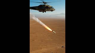 Attack Helicopter Action  Cinematic Desert Scene