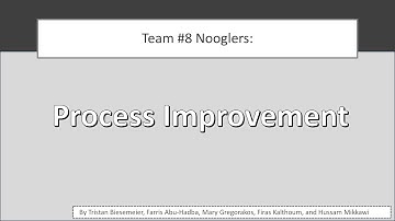 Process Improvement in Software Engineering