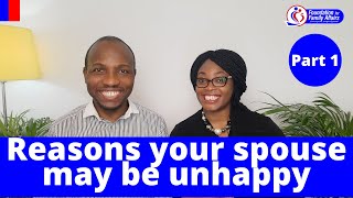 Reasons your spouse may be unhappy - Part 1 | Chidi and Victor Akunna