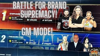 WWE 2K24 GM MODE! SMACKDOWN VS RAW!