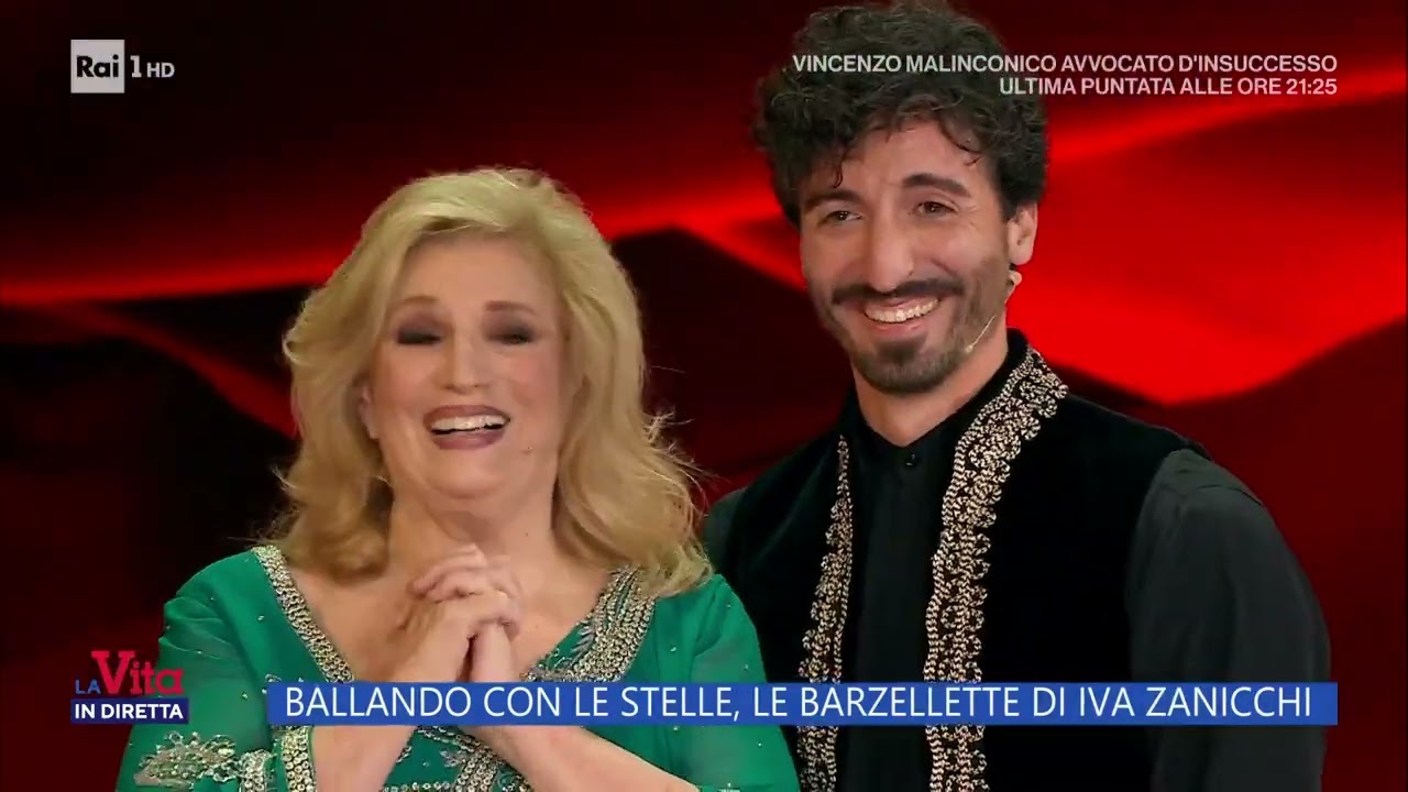 Ballando con le stelle, le barzellette di Iva Zanicchi - La vita in diretta 10/11/2022