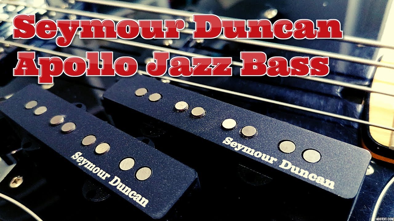 Seymour Duncan Apollo vs Fender Jazz Bass Stock - YouTube