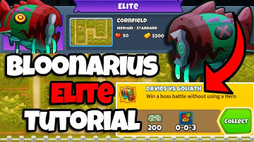 Bloonarius Elite Tutorial || Minimum Monkey Knowledge + Achievement || Cornfield (BTD6)