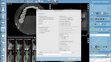 Planmeca Romexis - Exporting a 3D image