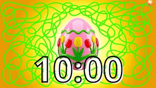 10 Minute [EASTER] Tulip Egg Timer 🥚🌷💥 | Cozy Classroom Countdown!