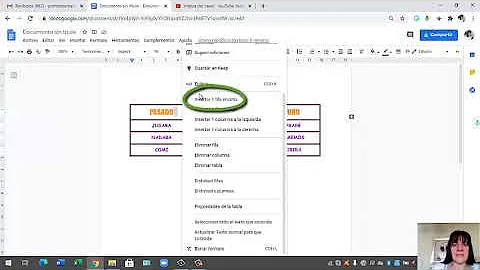 ¿Cómo puedo eliminar filas en Google Docs?