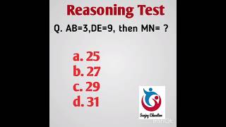 OSSC REASONING QUESTION #importantquestions ,#osscje ,#ossc