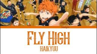 FLY HIGH - BURNOUT SYNDROMES 『HAIKYUU』 | KAN - ROM - ENG | Color Coded Lyrics