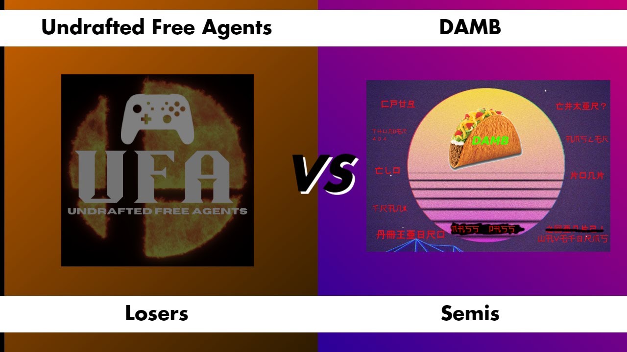 UFA vs DAMB Losers Semis - Big Dad Games Crew Battle