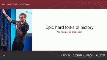 Critical Decentralisation Cluster 36c3 -  The Sharp Forks We Follow