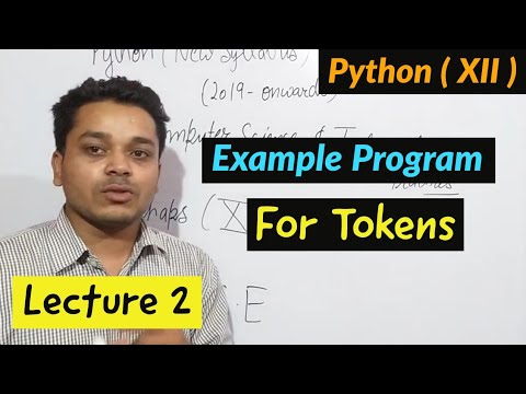 Example of Tokens | Lecture 2 | Class 12th | CS - YouTube