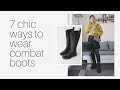 7 chic ways to wear combat boots | Spring Outfits