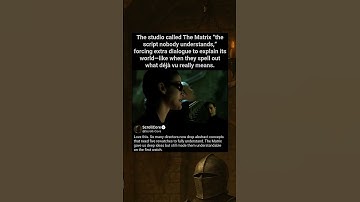 The studio called The Matrix “the script nobody understands”