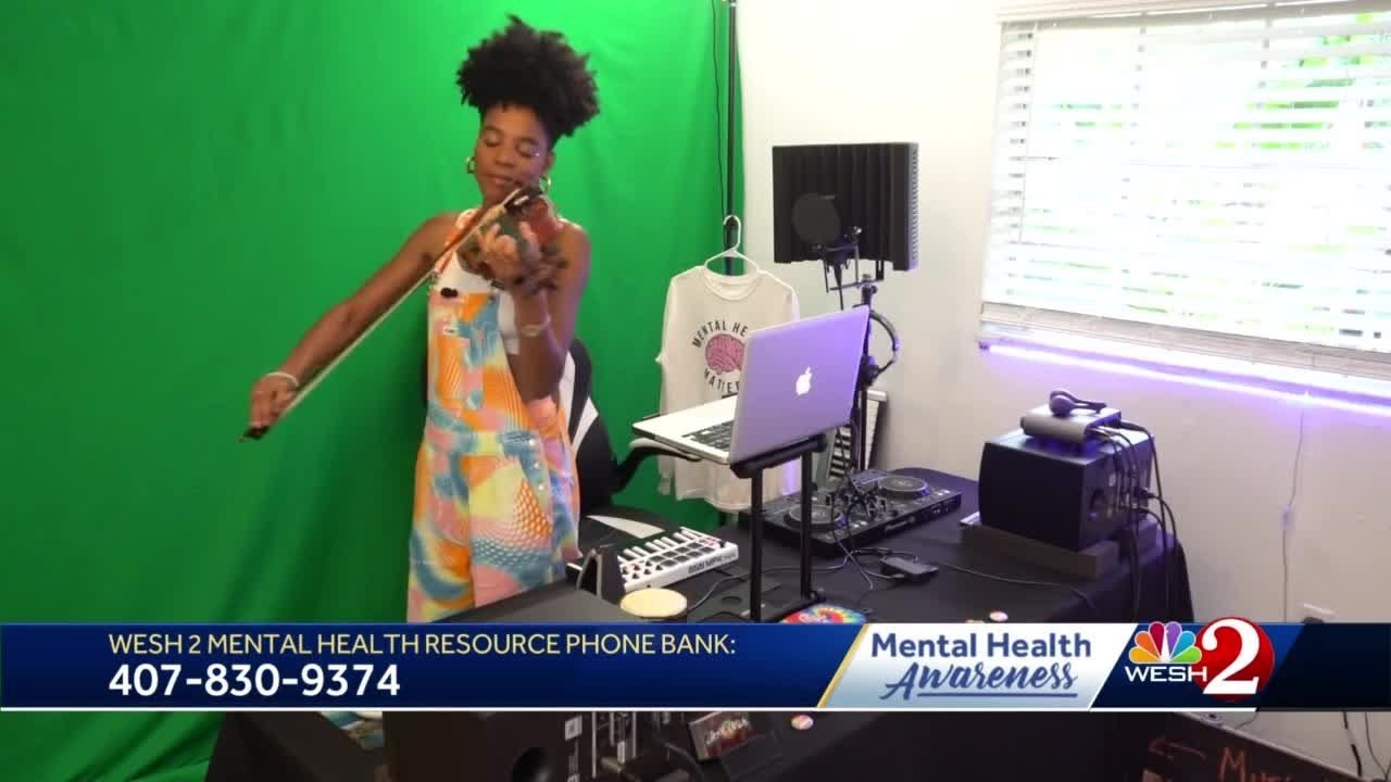 Central Florida woman healing through art, supporting others through music