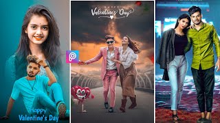 Valentine's day photo editing tutorial in picsart || picsart cute couple's photo editing || screenshot 5