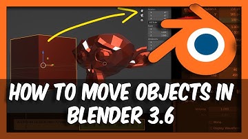 How to Move Objects in Blender 3.6 | Beginner