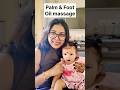 Palm and foot massage for babies 👶 #youtubeshorts #shorts #viral #massage #babyoil #trending #memes