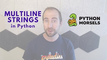 Multiline strings in Python