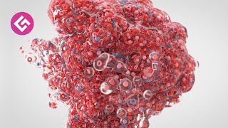 Particle Advection Blob  C4D + XParticles Tutorial (Free Project)