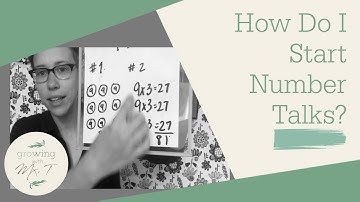 How Do I Start Number Talks?